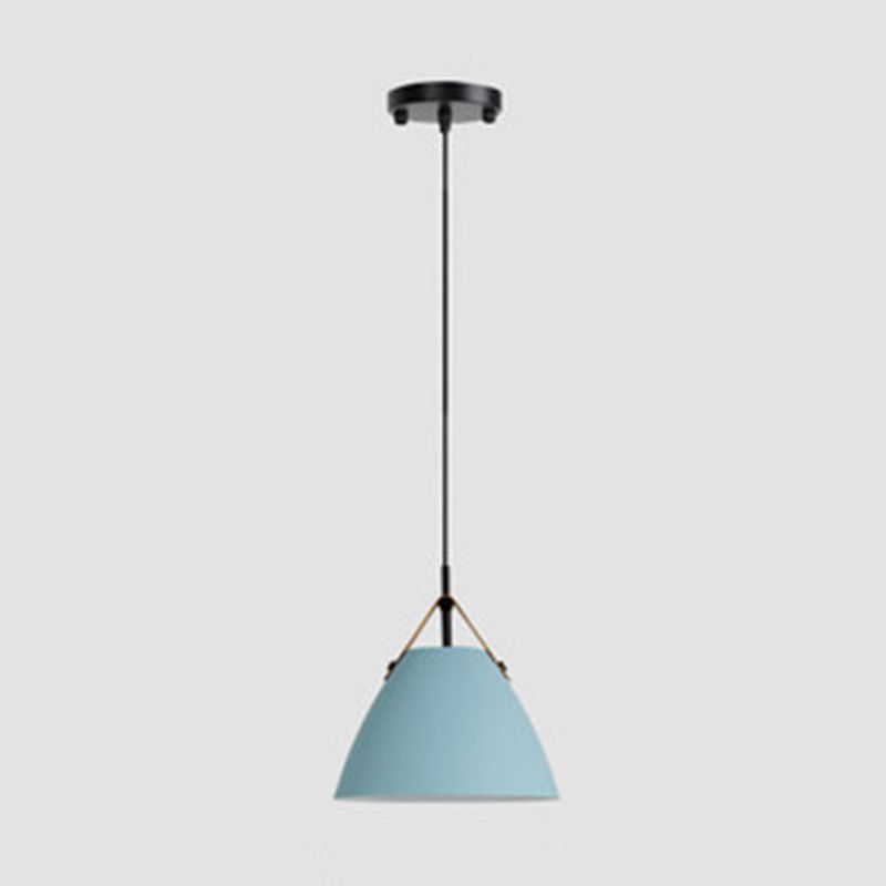 Black White Dimmable Metal Pendant Shaped Frisbee Light